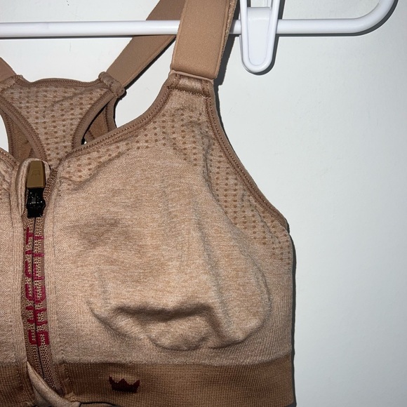 SHEFIT Low Impact Sports Bra - Heathered Tan - Picture 5 of 10